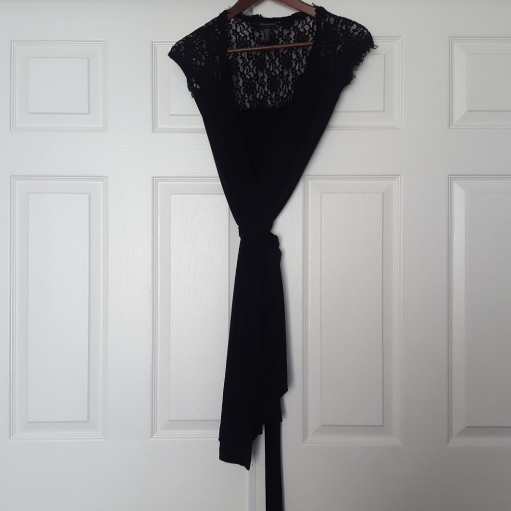 Banana Rebpublic True Wrap Dress